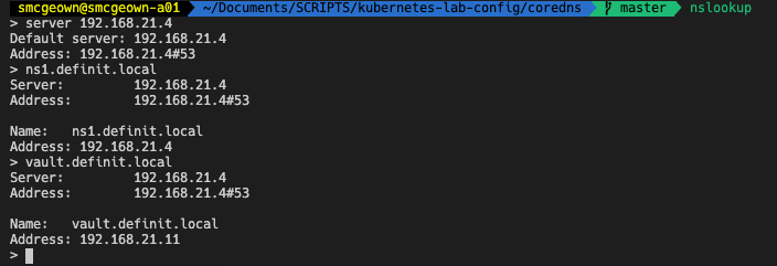 Query DNS resolution