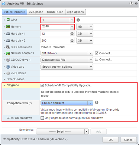 Installing vCOps 5.8 in the DefinIT Lab – 4GB RAM and 2 vCPU · DefinIT