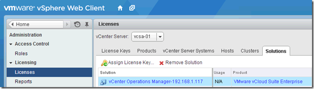 vCOps 5.8 - Licensing