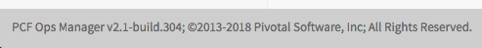 Ops Manager version